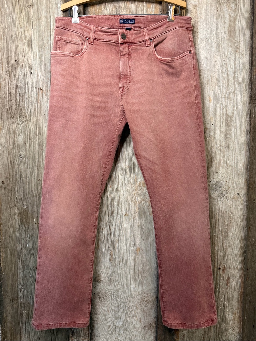 $345 Axels Premium Selvedge Denim Chicago Jeans Made in Italy Size 35 READ